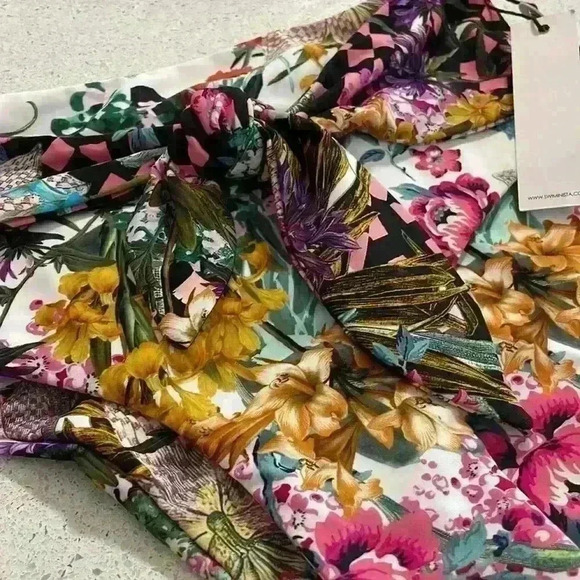 Floral High Rise Swimsuit Bottoms Size Small NWT​​ - Picture 5 of 8